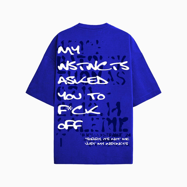 Humble Oversized T-Shirt  - Royal Blue