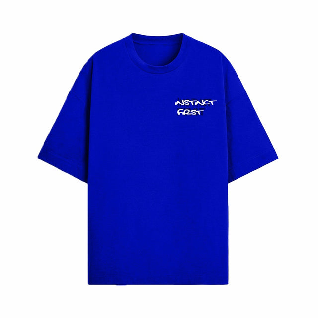 Humble Oversized T-Shirt  - Royal Blue