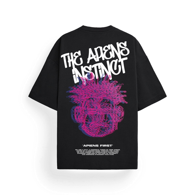 Apiens black- Oversized Tshirt