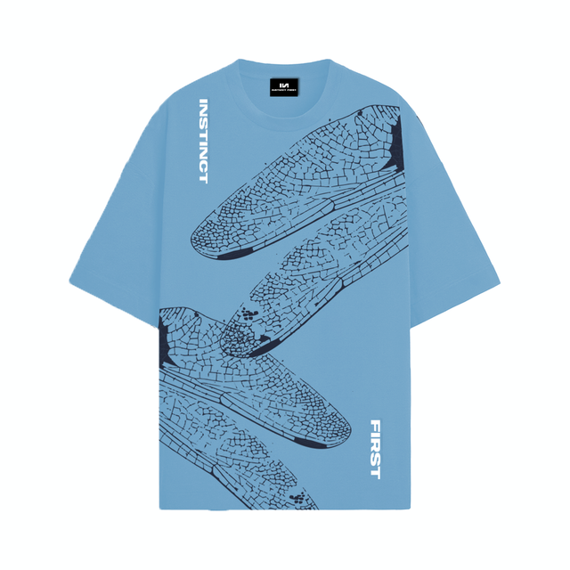 Blue Bee Tee- Oversized Tshirt