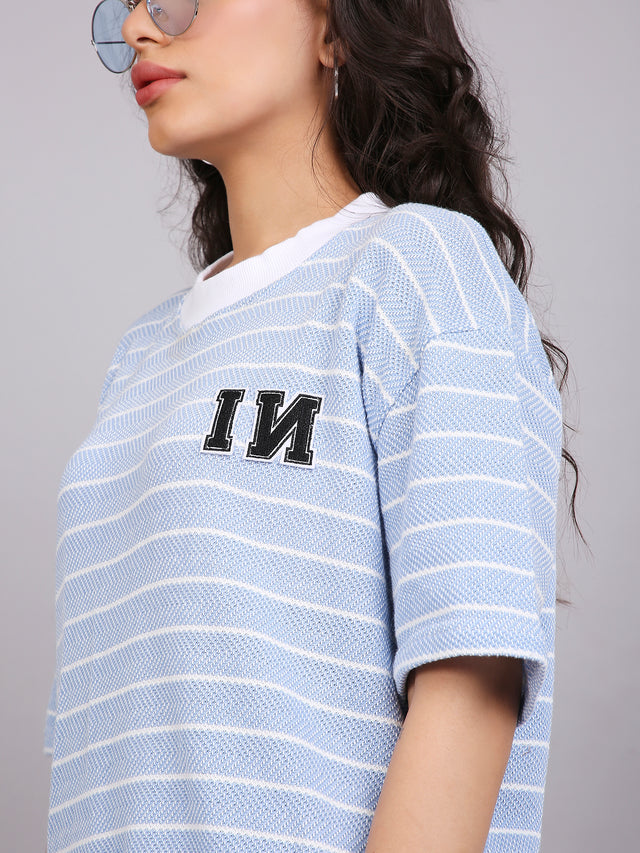 Striped Beats - Oversized T-shirt