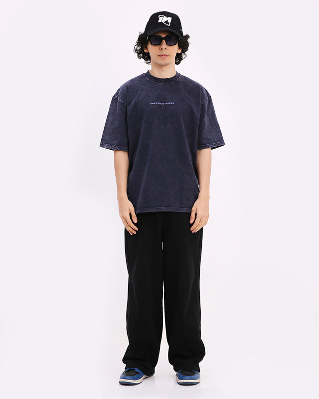 Cobalt Washed Out Oversized T-shirt