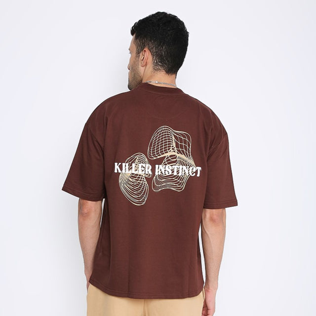 Brown Oversized T-shirt