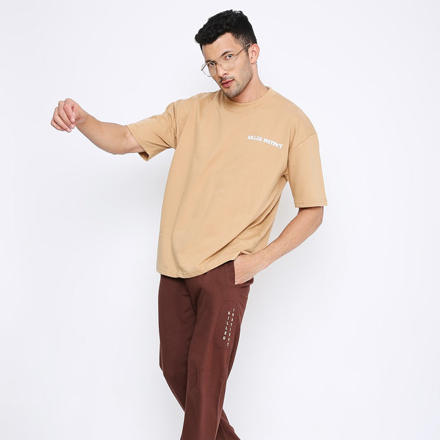 Brown Oversized T-shirt