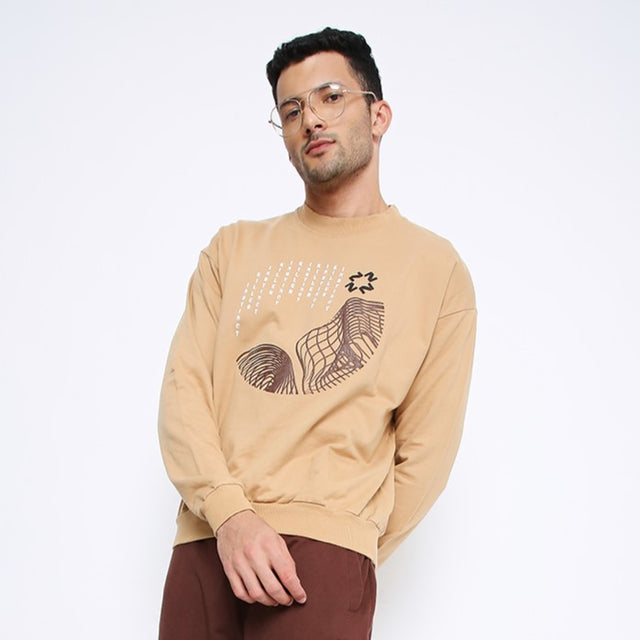 Brown oversized Sweatshirt