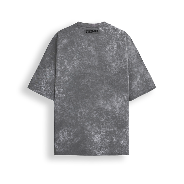 GRAPHITE washed oversized T-shirt