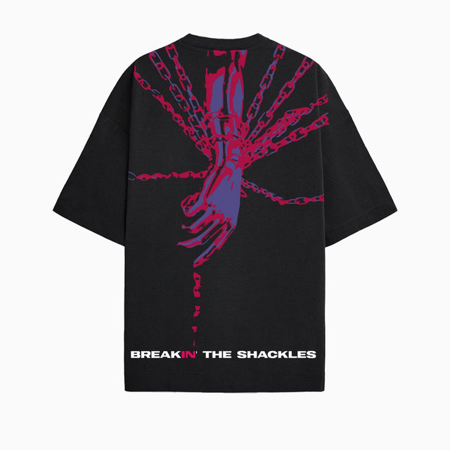 The Shackles Oversized T-Shirt -Black