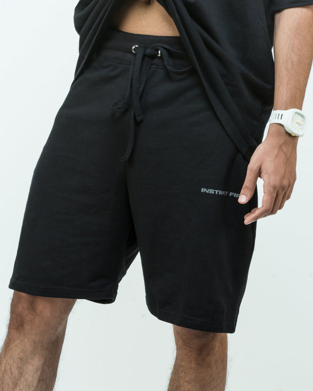 Oversized Shorts - Bare Black - Instinct First