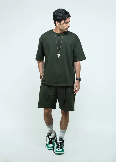 Oversized Shorts - Safari Kombu - Instinct First