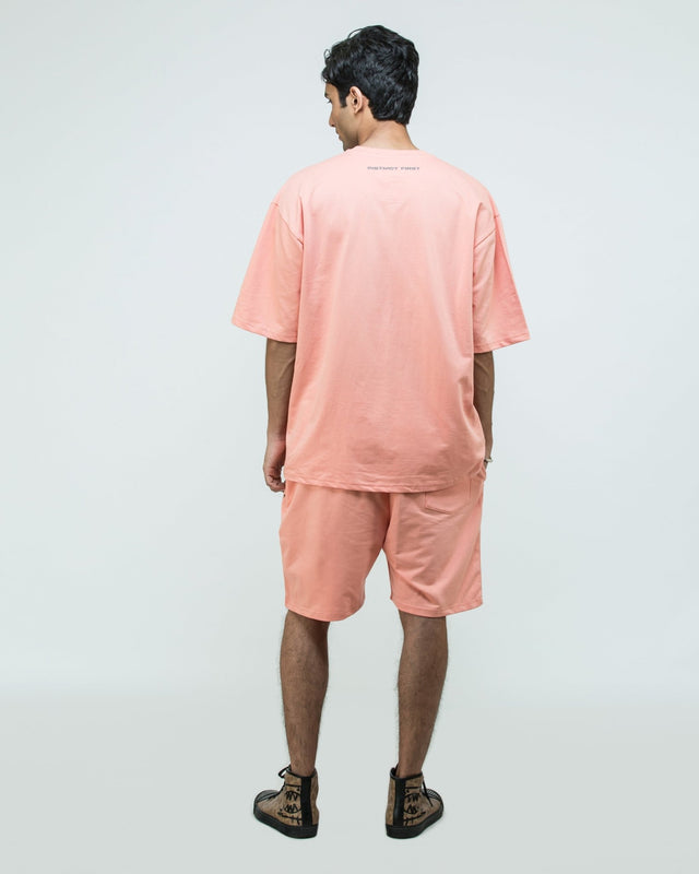 Peach Oversized T-shirts 