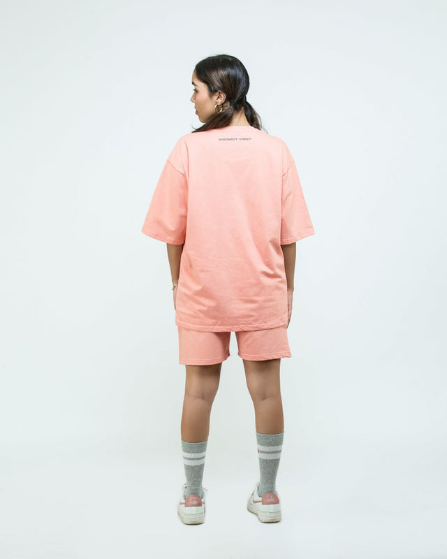 Peach Oversized T-shirts 