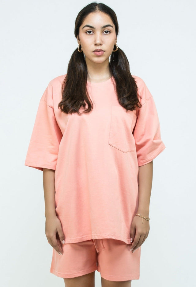 Peach Oversized T-shirts 