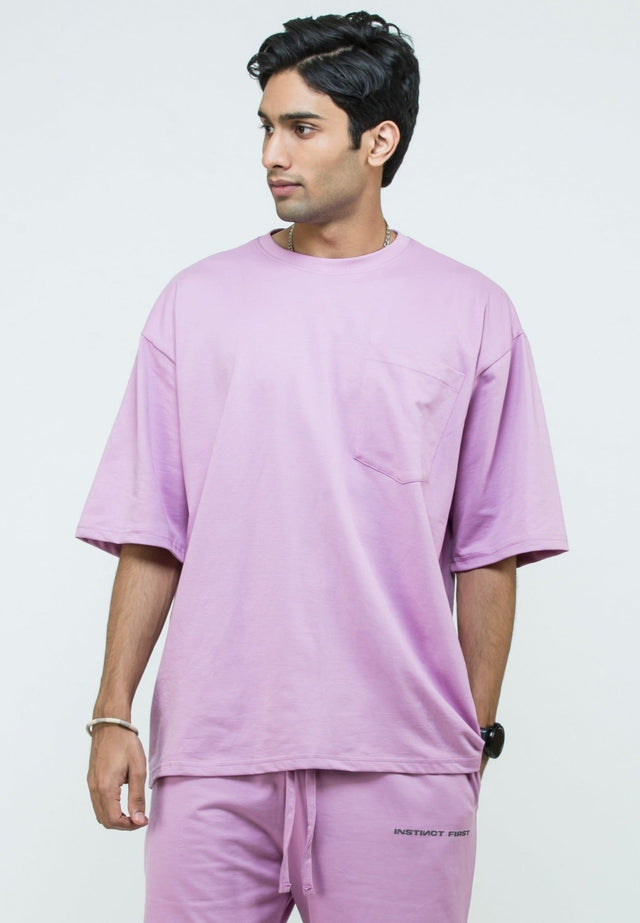 Lilac Oversized T-shirts  