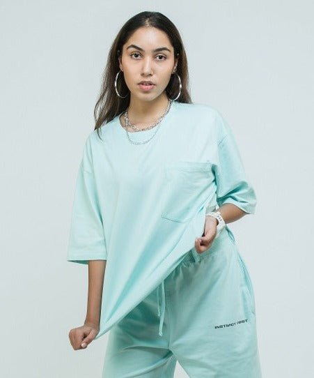 Pacific Aqua Oversized T-shirts 