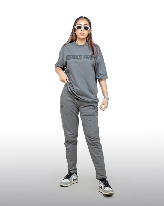 Grey Oversized T-shirts  